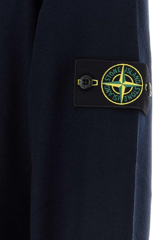 26FW 스톤 아일랜드 라이트 RWS 퓨어 울 크루넥 스웨터 L2S155100071S00C4 V0020 NAVY - STONE ISLAND