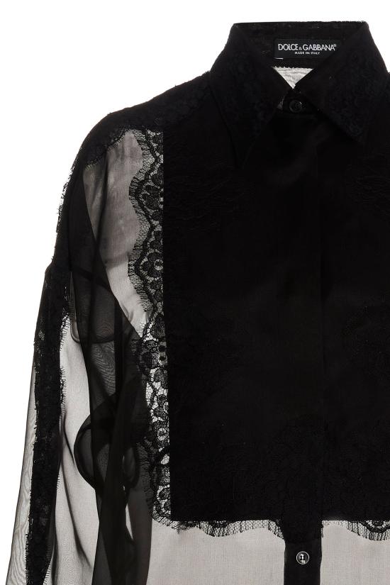 26SS 돌체앤가바나 블라우스 DO231602BM BLACK - DOLCE & GABBANA