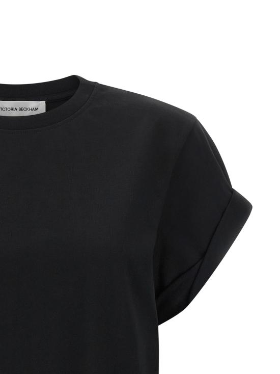 26FW 빅토리아 베컴 폴로 티셔츠 VI337091BM BLACK - VICTORIA BECKHAM