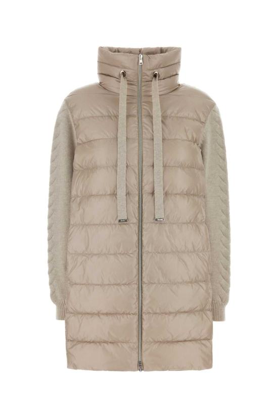 26FW 에르노 하이 퍼널넥 드로스트링 패딩 자켓 PI00191DR12017Z 1985 BEIGE