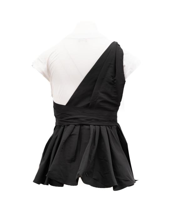  알렉산더 맥퀸 바디수트 티셔츠 K3 2068 BLACK