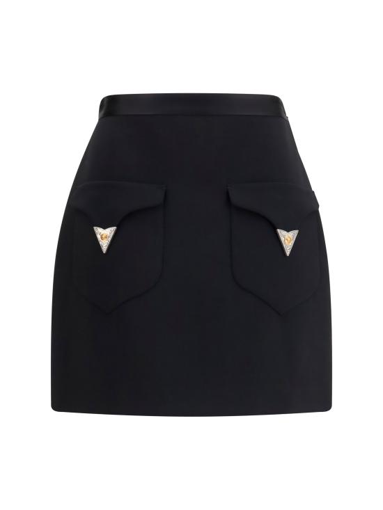 26FW 베르사체 스커트 10254571A18305 1B000 BLACK