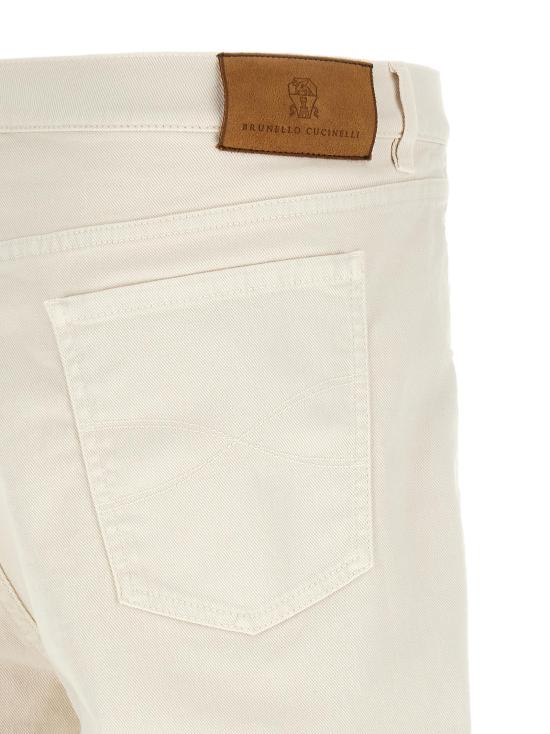 26FW 브루넬로 쿠치넬리 데님 팬츠 BR337815BM BEIGE - BRUNELLO CUCINELLI