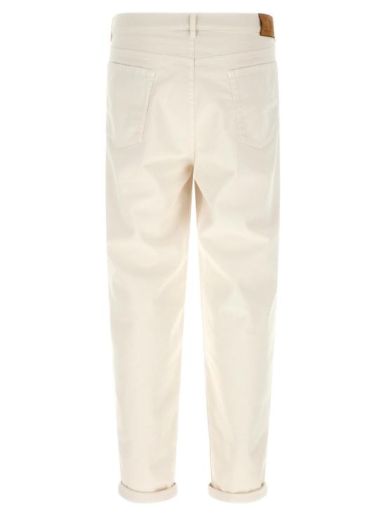 26FW 브루넬로 쿠치넬리 데님 팬츠 BR337815BM BEIGE - BRUNELLO CUCINELLI