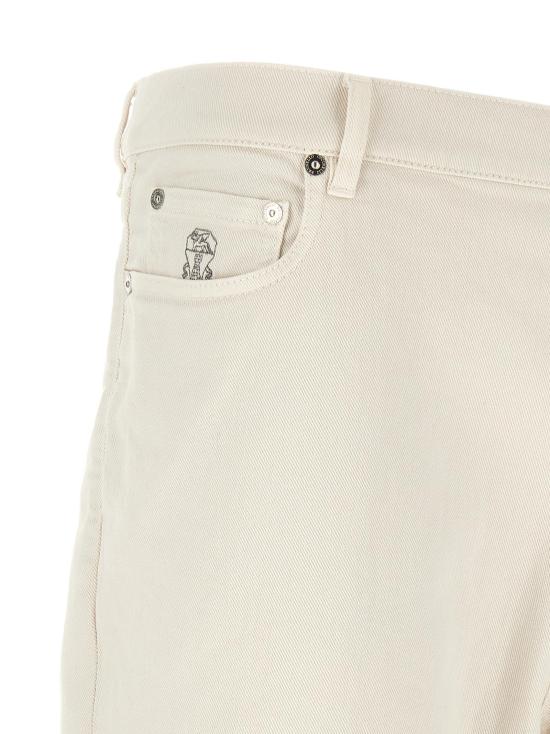 26FW 브루넬로 쿠치넬리 데님 팬츠 BR337815BM BEIGE - BRUNELLO CUCINELLI