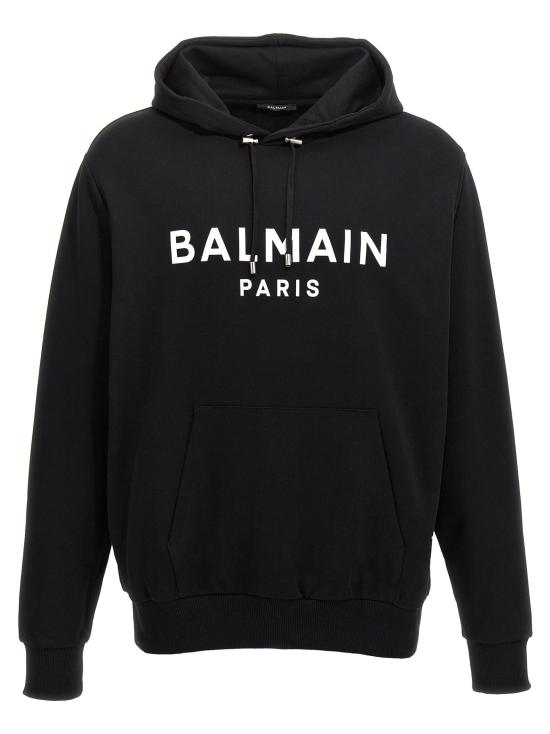 25FW 발망 후드 티셔츠 BA290217BM BLACK