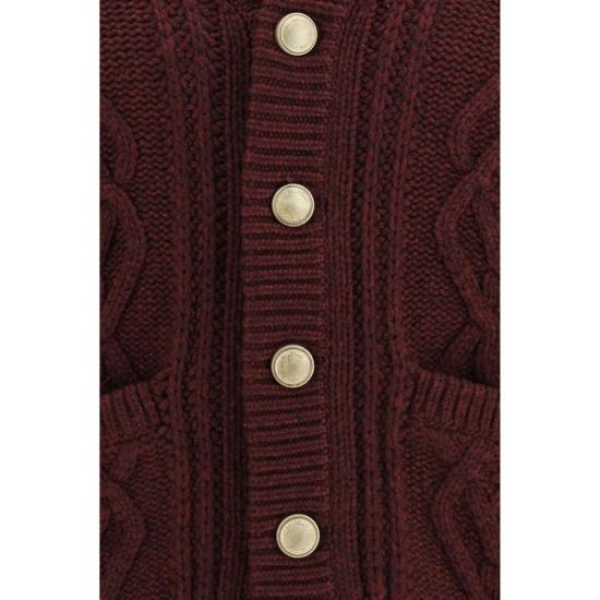 26FW 브루넬로 쿠치넬리 가디건 BRMA2301006C9763BB BORDEAUX - BRUNELLO CUCINELLI