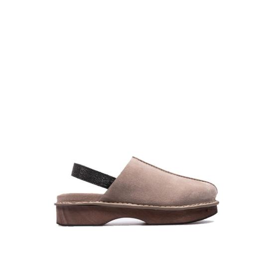  브루넬로 쿠치넬리 뮬/슬리퍼 BR 9190988480724 BROWN