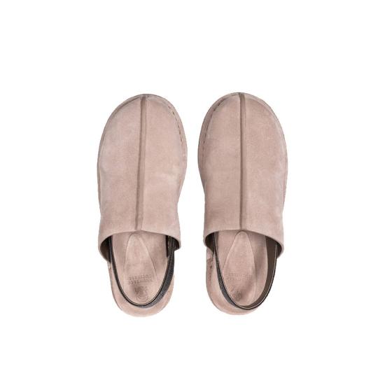  브루넬로 쿠치넬리 뮬/슬리퍼 BR 9190988480724 BROWN - BRUNELLO CUCINELLI