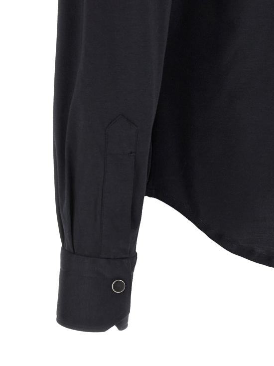 26SS 키톤 셔츠 KI332125BM BLACK - KITON