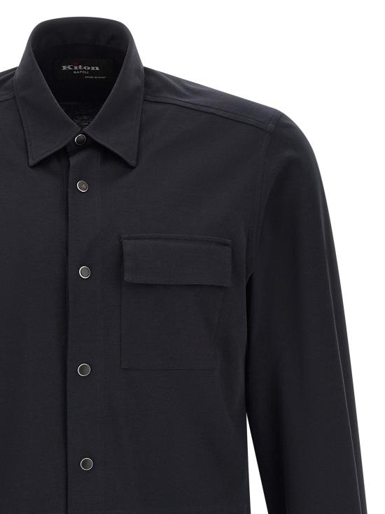 26SS 키톤 셔츠 KI332125BM BLACK - KITON