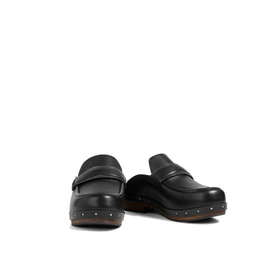 브루넬로 쿠치넬리 플랫 슈즈 BR 9190993264852 BLACK - BRUNELLO CUCINELLI