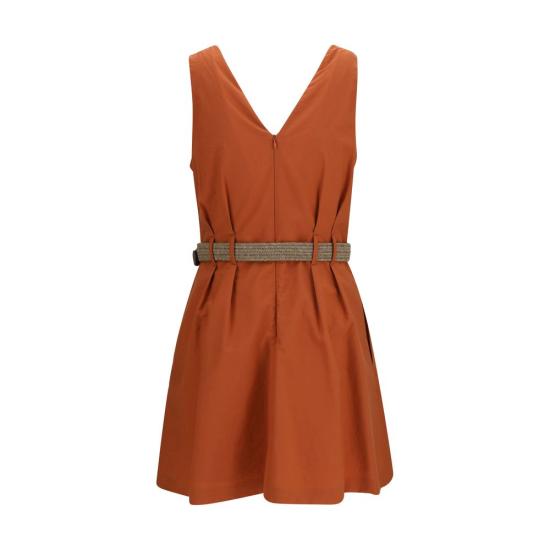 26SS 브루넬로 쿠치넬리 원피스 BRML140A5354C3980BB ORANGE - BRUNELLO CUCINELLI
