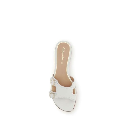 26SS 산토니 샌들 SAWHPF72114HA1TWKAI48BB WHITE - SANTONI