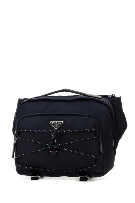 26FW 프라다 스피드락 리나일론 앤 레더 숄더백 2VH2012DMG F0008 NAVY - PRADA
