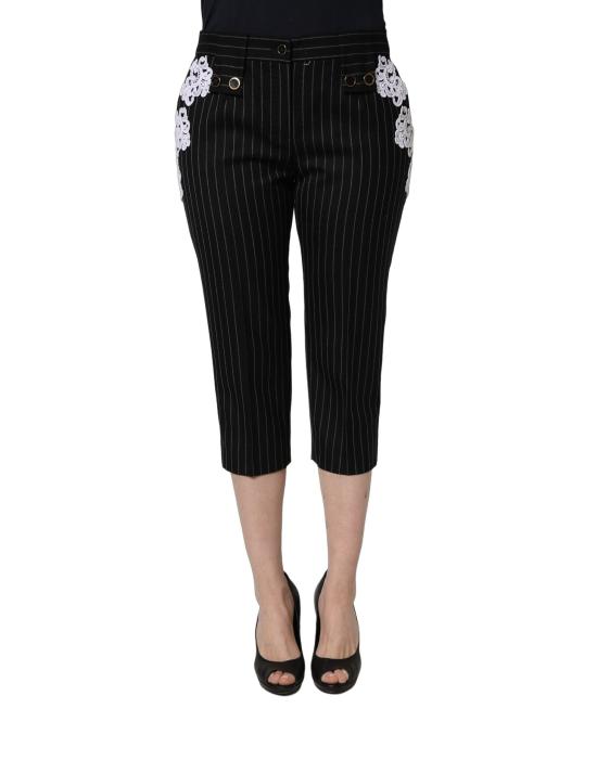  돌체앤가바나 스트레이트 팬츠 PAN77509 BLACK - DOLCE & GABBANA