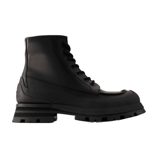  알렉산더 맥퀸 부츠 CONFIG AMQS20311 BLACK - ALEXANDER MCQUEEN