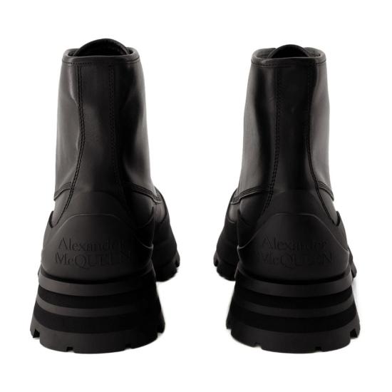  알렉산더 맥퀸 부츠 CONFIG AMQS20311 BLACK