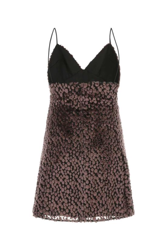  생로랑 원피스 665640Y5F69 5242 BRONZE - SAINT LAURENT