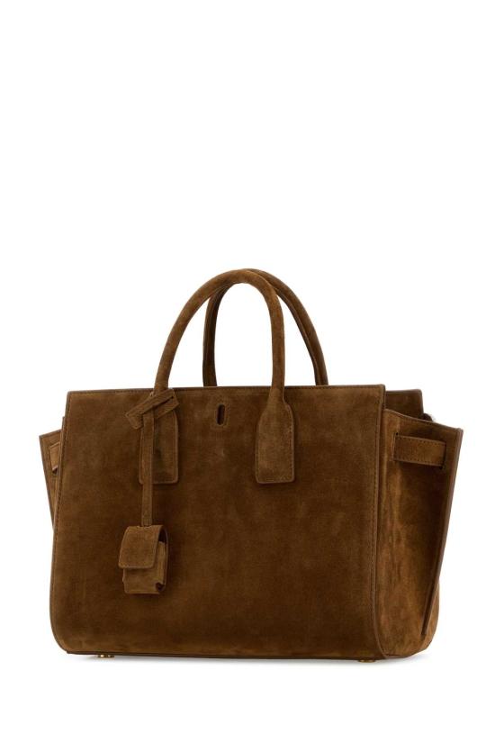 26SS 생로랑 삭 드 주르 스웨이드 스몰 백 8612311U80W 2916 BROWN - SAINT LAURENT