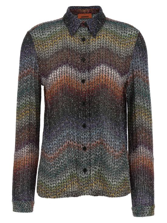 26SS 미소니 블라우스 MI327893BM MULTICOLOR