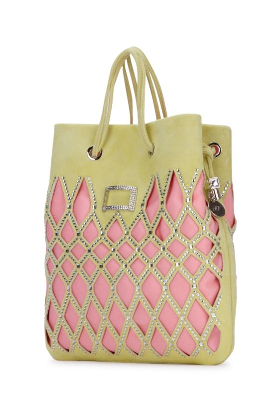 로저비비에 토트백 RBWANKKC100RHB 1J17 YELLOW - ROGER VIVIER