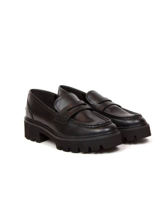  마이클 코어스 플랫 슈즈 MASTER 49F4HLFP2L BLACK Michael Kors - MICHAEL KORS