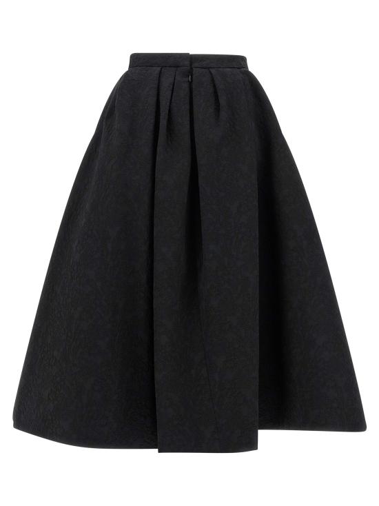 25FW 캐롤리나 헤레라 스커트 CA319220BM BLACK - CAROLINA HERRERA