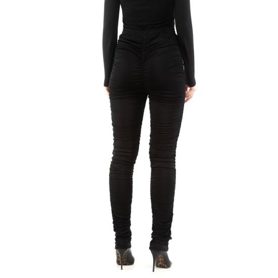  모스키노 스트레이트 팬츠 MO232K1J03258277BX BLACK - MOSCHINO