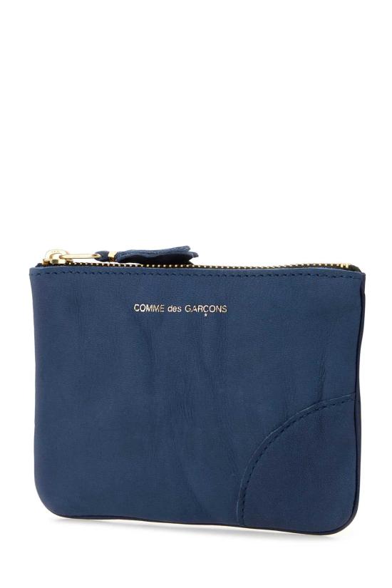 25FW 꼼데가르송 클래식 레더 라인 파우치 SA8100WW NAVY - COMME DES GARCONS