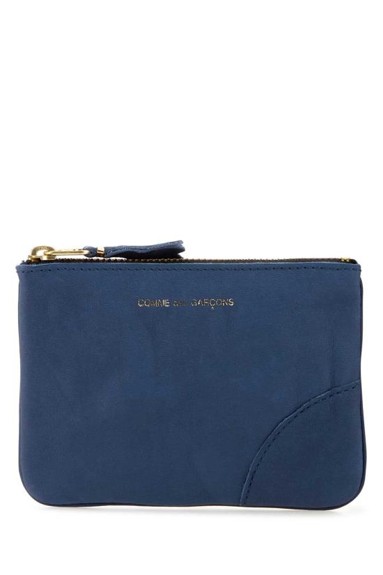 25FW 꼼데가르송 클래식 레더 라인 파우치 SA8100WW NAVY