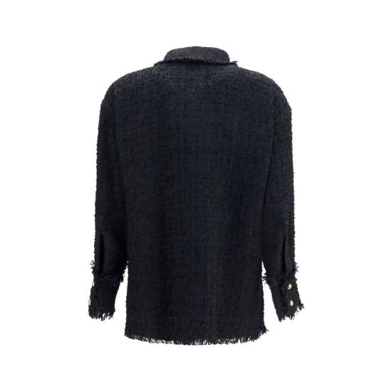 26FW 발망 셔츠 BAHF1HD005XM070PABB BLACK - BALMAIN