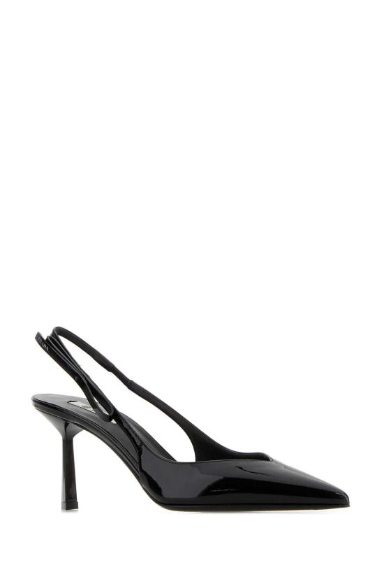 26FW 프라다 페이턴트 레더 슬링백 펌프스 1I447OFB075069 F0002 BLACK - PRADA