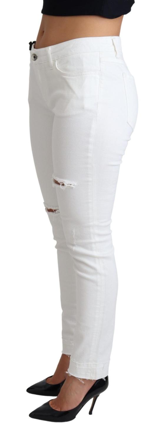  돌체앤가바나 데님 팬츠 PAN71574 WHITE