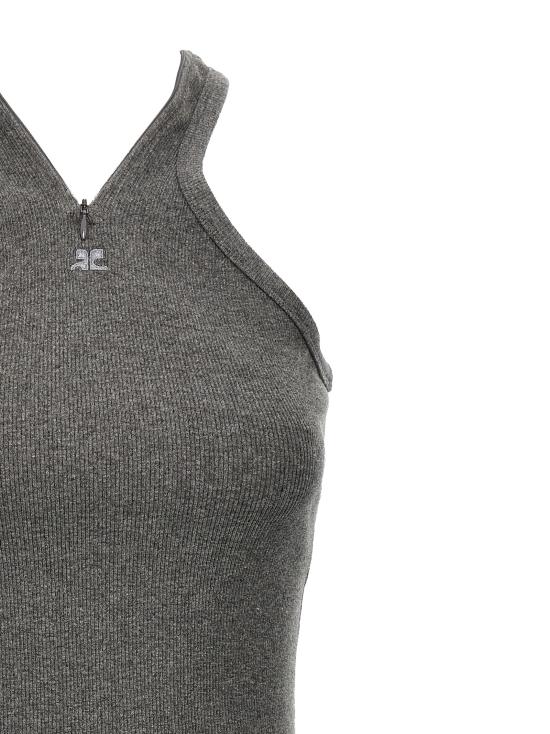  쿠레쥬 민소매 티셔츠 CO297154BM GRAY - COURREGES