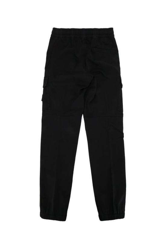 26FW 스톤 아일랜드 와펜 패치 테이퍼드 팬츠 L2S163100006S0012 V0029 BLACK - STONE ISLAND
