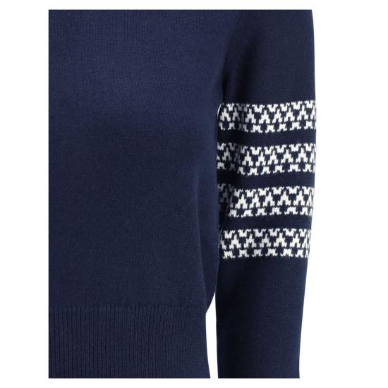26SS 톰브라운 스웨터 THFKA514AY1029415BB BLUE - THOM BROWNE