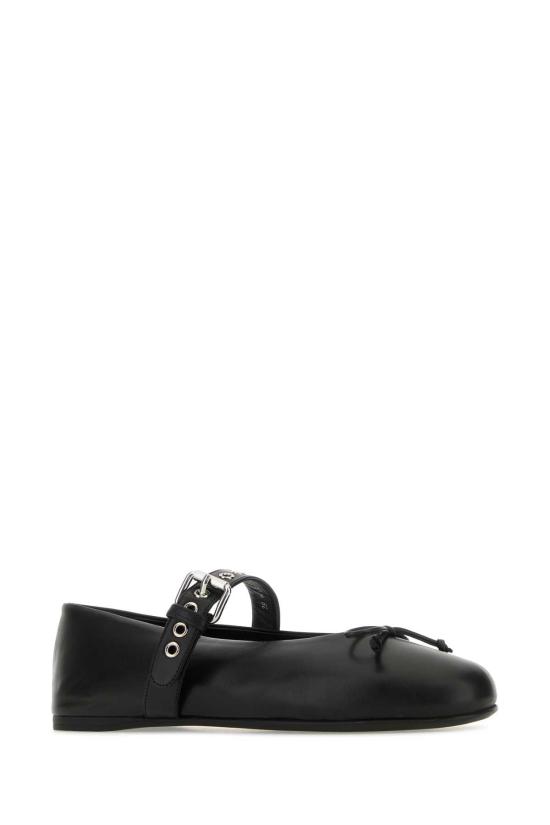  미우미우 플랫 슈즈 5F210EF005070 F0002 BLACK - MIU MIU