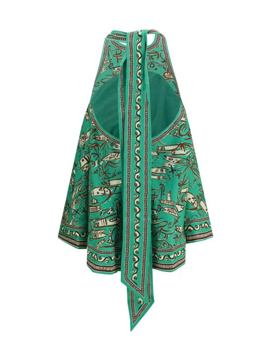 26FW 알레메 원피스 7407D GREEN - ALEMAIS