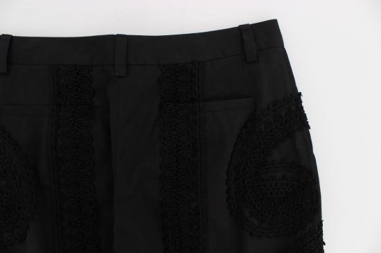  돌체앤가바나 스트레이트 팬츠 SIG20002 BLACK - DOLCE & GABBANA