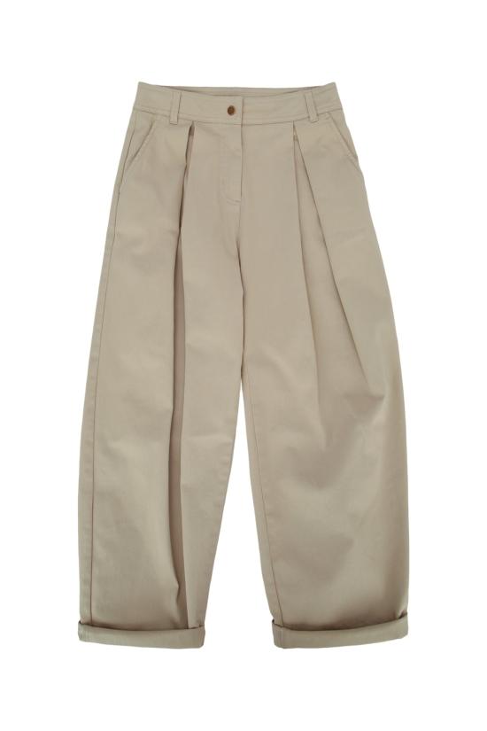 26SS 몽클레어 스트레이트 팬츠 L19542A00003598QH 21L BEIGE
