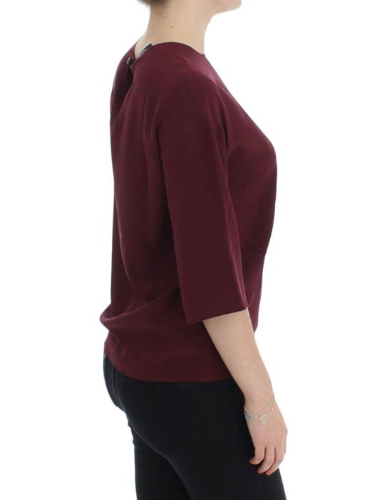  돌체앤가바나 블라우스 SIG13327 BURGUNDY - DOLCE & GABBANA