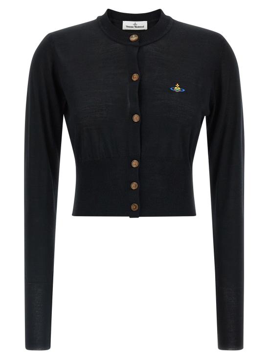26SS 비비안웨스트우드 가디건 VI303461BM BLACK
