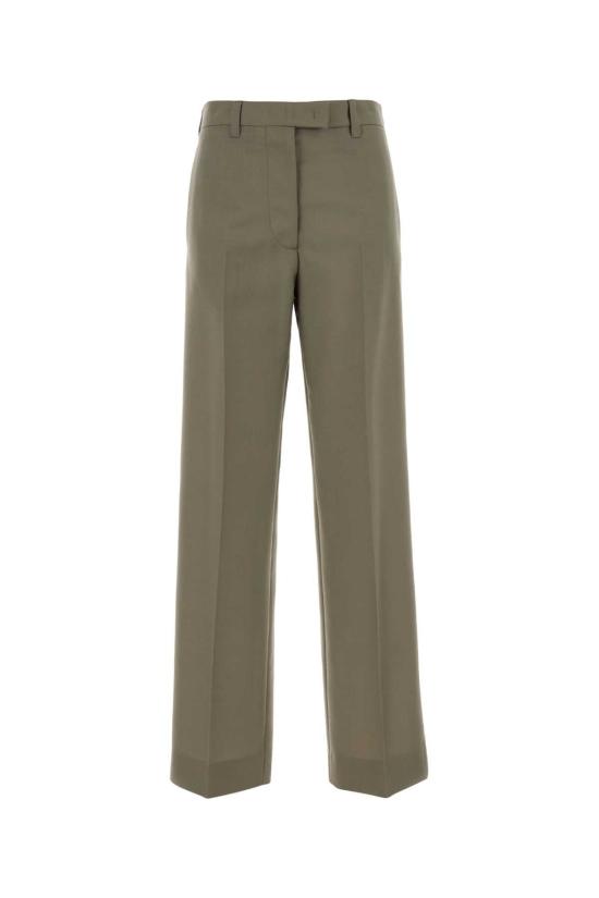  미우미우 모헤어 울 블렌드 하이웨이스트 팔라초 팬츠 MP1942SOOO12I1 F034X BEIGE