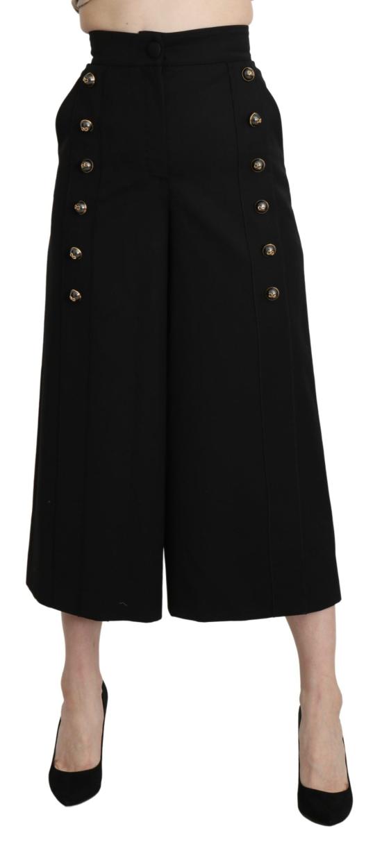  돌체앤가바나 스트레이트 팬츠 PAN71315 BLACK - DOLCE & GABBANA