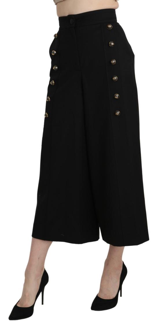  돌체앤가바나 스트레이트 팬츠 PAN71315 BLACK - DOLCE & GABBANA