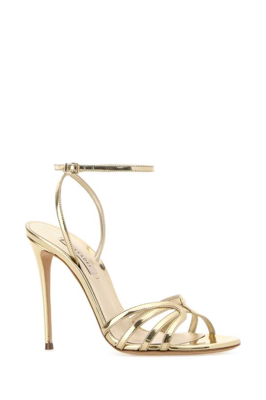26SS 카사데이 샌들 1L420B1001INTER1100 PLATINO GOLD - CASADEI