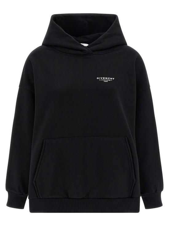 25FW 지방시 후드 티셔츠 GI322926BM BLACK