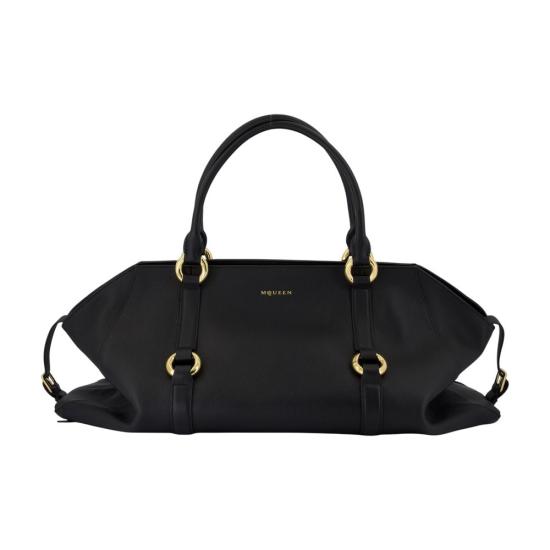 25FW 알렉산더 맥퀸 숄더백 AMQ024300 BLACK