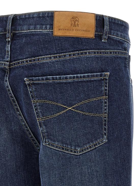 26FW 브루넬로 쿠치넬리 데님 팬츠 BR256132BM BLUE - BRUNELLO CUCINELLI